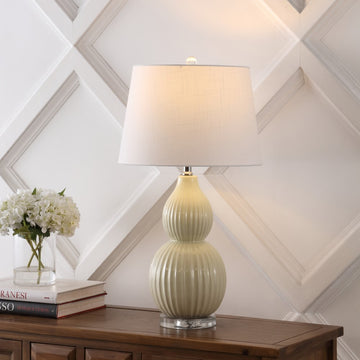 Thatcher 28.25" Ceramic LED Table Lamp - JONATHAN Y